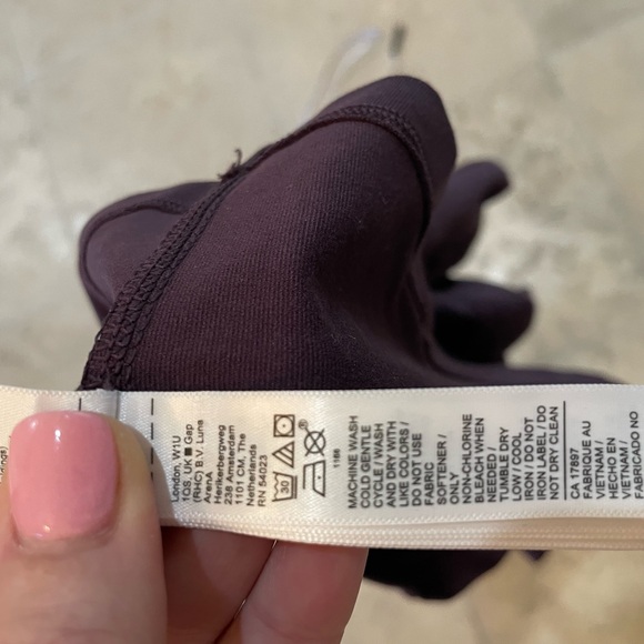 Athleta Shanti Lace Cropped Long Sleeve top size 1X - Picture 10 of 10